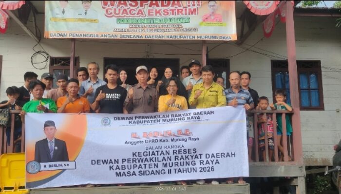 DPRD Barlin Serap Aspirasi Warga Dirung Sararong, Infrastruktur DAS Tuhup Jadi Prioritas