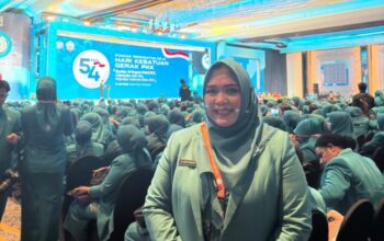 Dina Maulidah Hadiri Puncak Peringatan HKG PKK ke-54 Nasional di Makassar