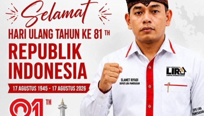 Jadikan Sebagai Refleksi Kebersamaan, DPD LIRA Ucapkan HUT RI ke 81