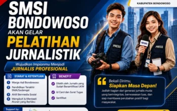 Gratis..!! SMSI Bondowoso Buka Pelatihan Jurnalistik, Wujudkan Impian Jadi Jurnalis Profesional