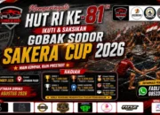 Sakera Cup 2026 Siap Digelar, Gobak Sodor Jadi Ajang Adu Kekompakan dan Prestasi