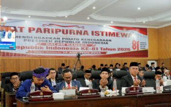 Bupati Batu Bara Hadiri Paripurna Istimewa Pidato Kenegaraan HUT ke-81 Kemerdekaan RI