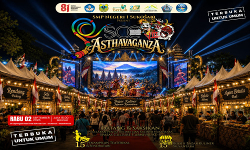 Hadiri dan Saksikan..!! ASTHAVAGANZA 2026, Pasar Rakyat serta Pagelaran Seni Budaya