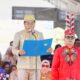 Ketua DPRD Murung Raya Bacakan Teks UUD 1945 pada Upacara HUT ke-24 Kabupaten