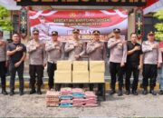 Sambut HUT ke-81 RI, Polres Murung Raya Salurkan Bansos ke Panti Asuhan