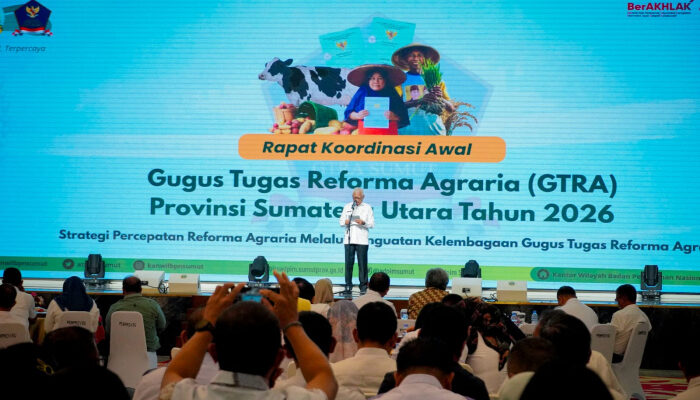 Bupati Batu Bara Hadiri Rapat Koordinasi Awal Gugus Tugas Reforma Agraria Sumatera Utara Tahun 2026