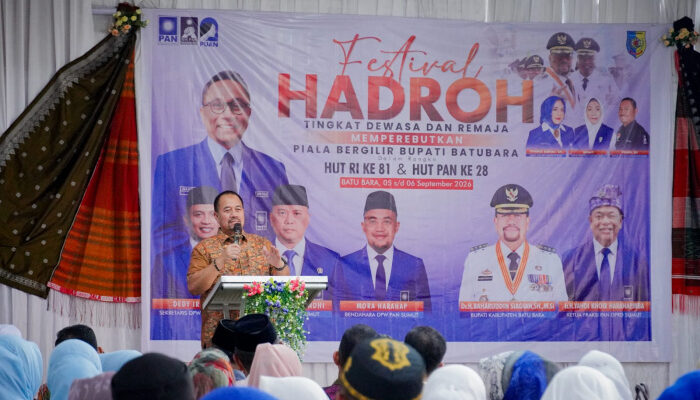 Bupati Batu Bara Buka Festival Hadroh, Dorong Keterlibatan Pelajar untuk Lestarikan Seni Islami
