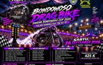 Bondowoso Drag Bike Dandim Cup 2026 Siap Meriahkan HUT TNI ke-81