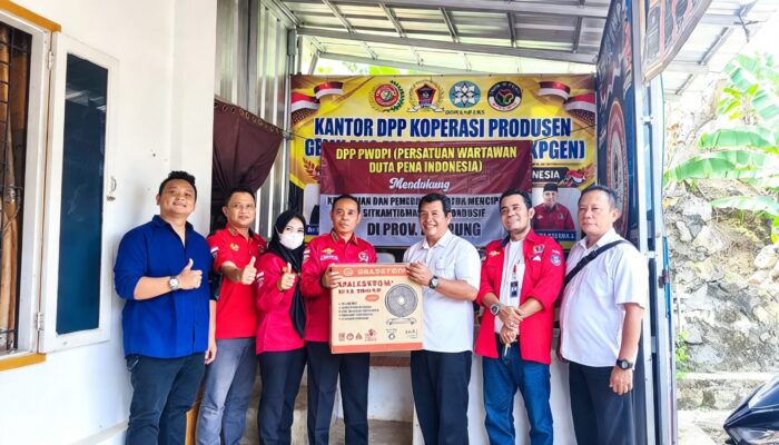 Terima Kunjungan Tim Polda, Ketum PWDPI Dukung Wujudkan Lampung Kondusif
