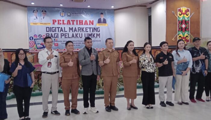 Pelatihan Digital Marketing, Pemkab Murung Raya Dorong UMKM Perluas Pasar