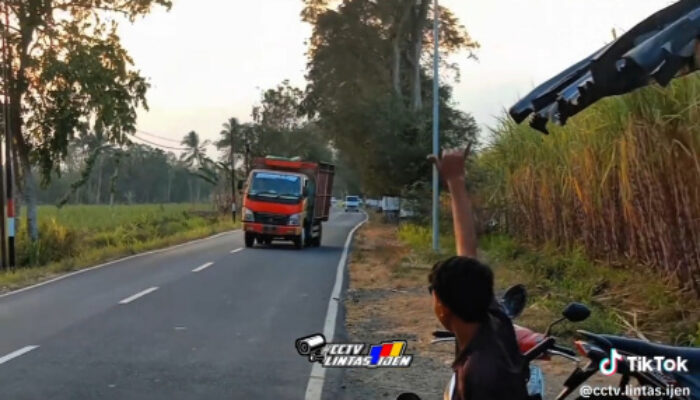 Bikin Resah! Dua Pelajar Pembuat Konten Truk Oleng di Jalur Ijen Diamankan Polisi