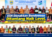 ASN Disnakkan Bondowoso Ditekan Naik Level, 4 Jagoan Pelayanan Dapat Penghargaan