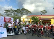 400 Pesepeda dari 11 Provinsi Ramaikan Nggravel Glenmore, Jelajah Rute 100 Km