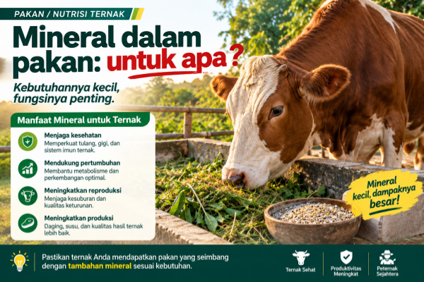 Peternak Sapi Bondowoso Wajib Tahu! Mineral Tak Boleh Diberikan Berlebihan, Ini Alasannya