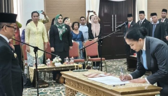Bupati Murung Raya Minta Sekda Baru Tingkatkan Kinerja dan Profesionalisme