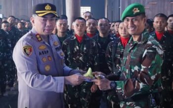 HUT TNI Ke 81, Polres Murung Raya Beri Kejutan Kepada Yonif TP 883/Temanggung Awan, Wujud Sinergi TNI-Polri Semakin Solid