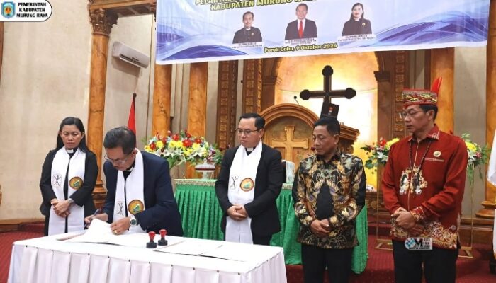 Bupati Murung Raya Ajak GKE Perkuat Kerukunan dan Sinergi Pembangunan